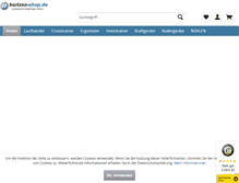 Tablet Screenshot of horizon-shop.de